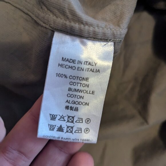 CORNELIANI CC - Corduroy patterned shirt - Sz 15 / 38 - Picture 7 of 8